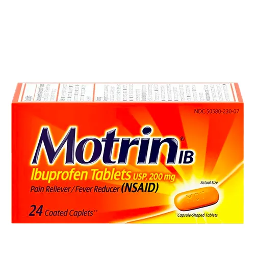 Motrin Caplets 24s Pack – 12 CT