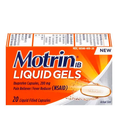 Motrin Liquid Gels 24s Pack – 12 CT